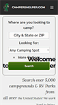 Mobile Screenshot of campershelper.com